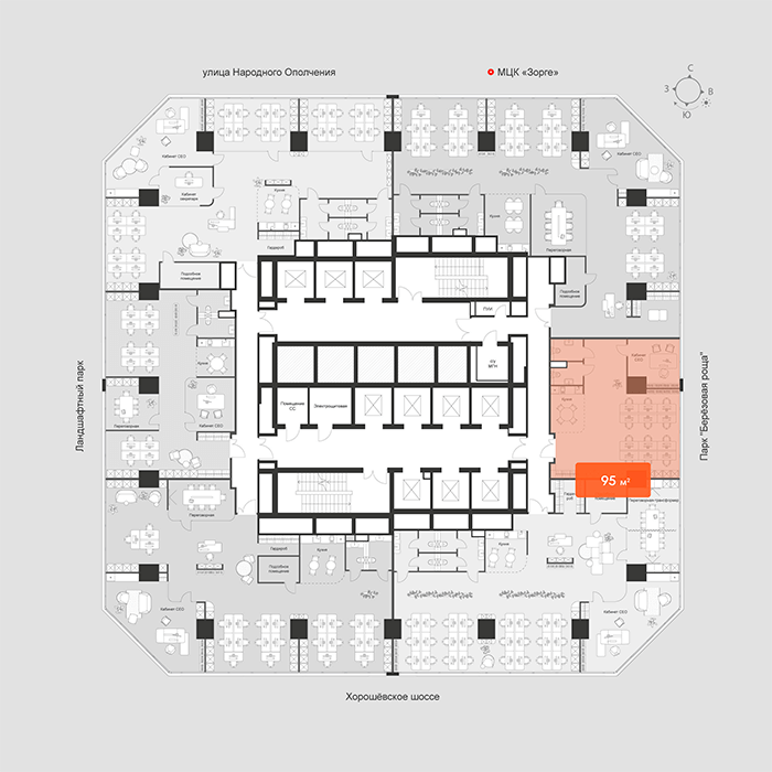 БЦ Avium, Москва | Бизнес-центр «Авиум», Capital Alliance | Офисы класса «А» на Зорге